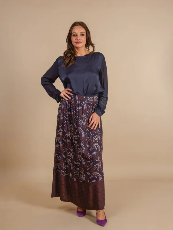 Gonna lunga invernale boho chic Oriana