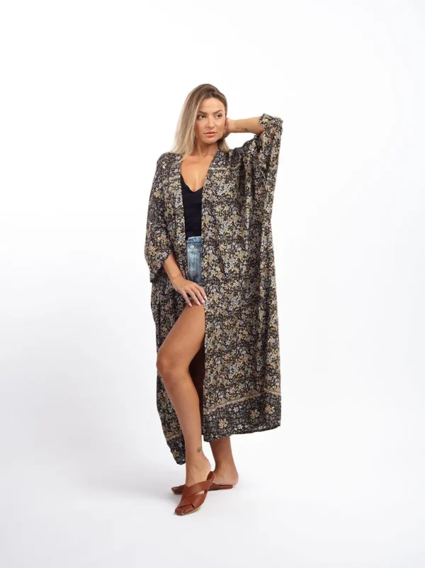 Kimono lungo boho Roselen