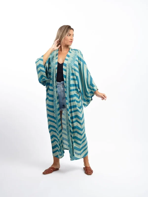 Kimono lungo leggero rayon Isla