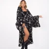 Kimono stampa floreale rayon Barbara