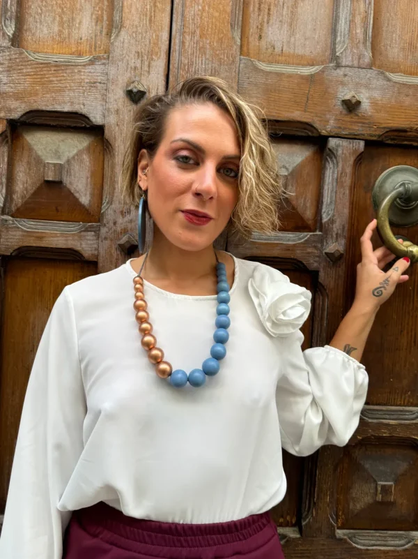 Maglia bianca Fiore