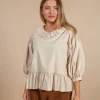 Maglia con colletto cotone Kuma