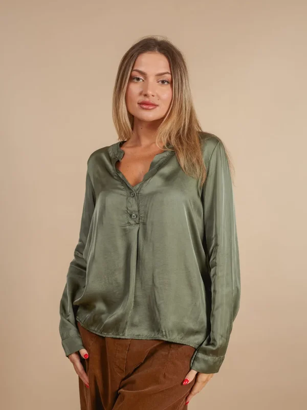 Maglia viscosa con bottoni Nicoletta