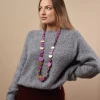 Maglione misto alpaca e lana Leni