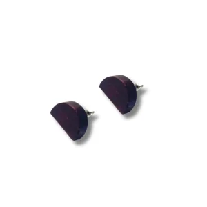 Micro orecchini legno Luna