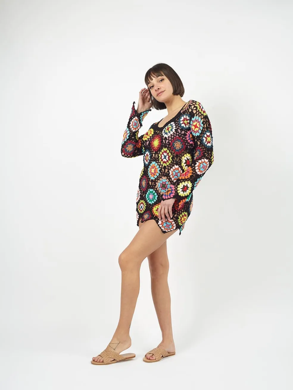mini_dress_crochet_manica_1.webp Mini Dress Crochet manica lunga Keina