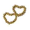 Orecchini a lobo legno Coeur metallic