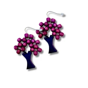 Orecchini Albero legno