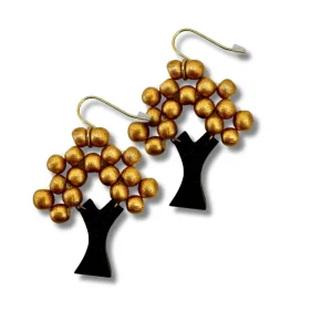 Orecchini Albero Metallic
