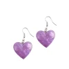 Orecchini Cuore resina