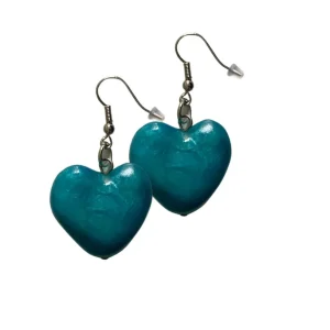 Orecchini Cuore resina