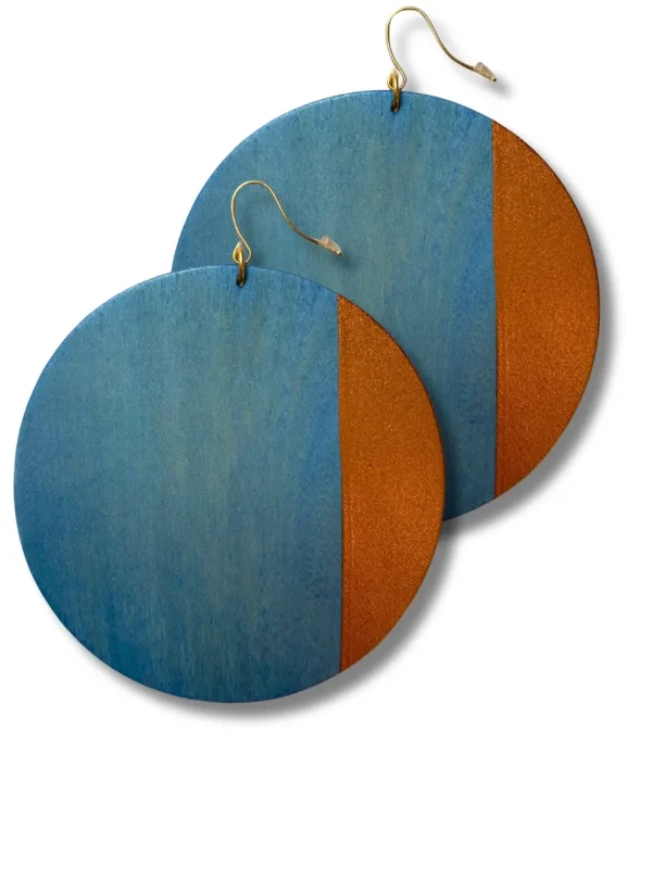 Orecchini grandi legno Susan