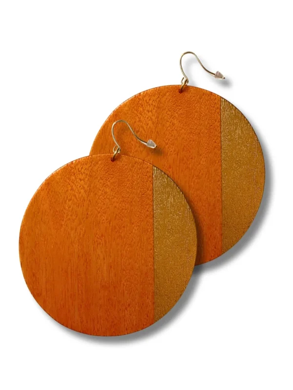 Orecchini grandi legno Susan