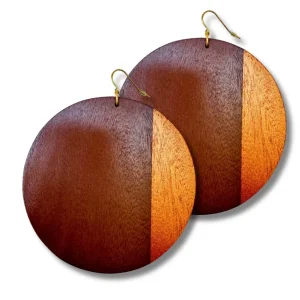 Orecchini grandi legno Susan