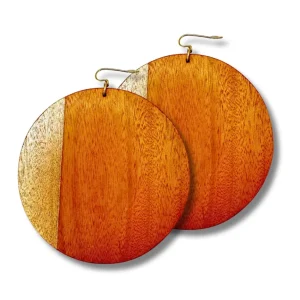 Orecchini grandi legno Susan