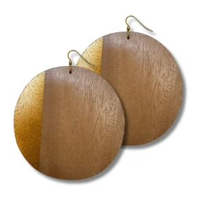 Orecchini grandi legno Susan