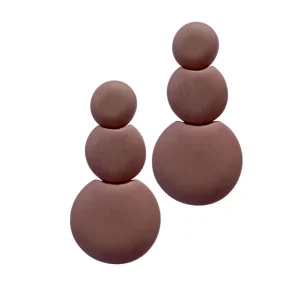 Orecchini Guinea legno