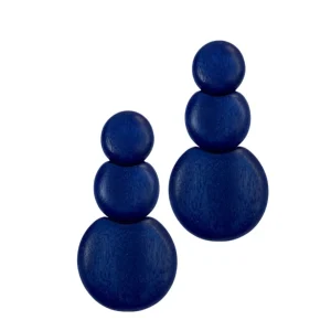 Orecchini Guinea legno