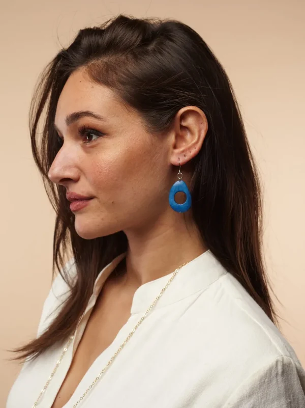 Orecchini leggeri, legno Lotti, costume jewelry
