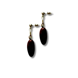 Orecchini legno, Billie, costume jewelry