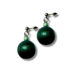 Orecchini legno Lou, leggeri, minimal design, costume jewelry