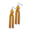 Orecchini Legno lunghi design Naxos