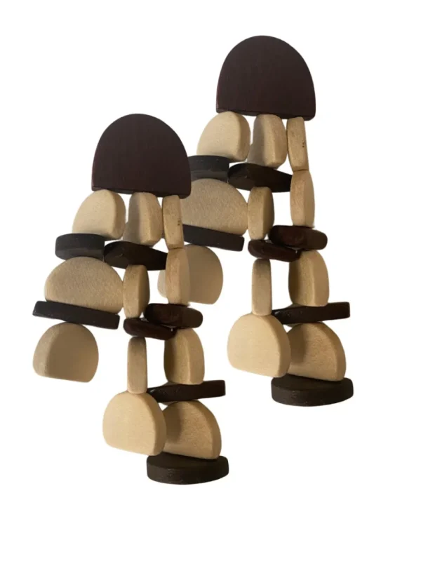 Orecchini legno Roma