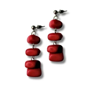 Orecchini legno Taylor, costume jewelry
