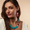 Orecchini lunghi, leggeri, legno Scottie