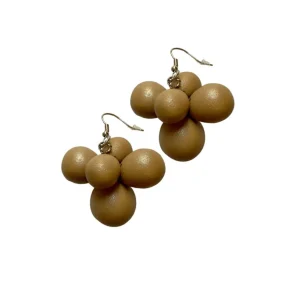 Orecchini Tibet Metallic legno