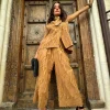 Pantaloni cotone & lino Stevie