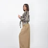 Pantaloni relaxed fit viscosa Zelida