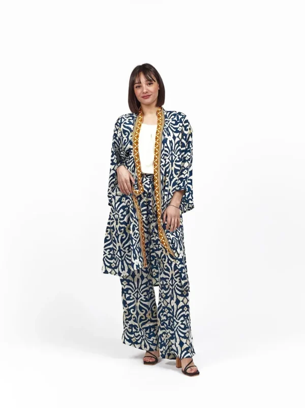Pantaloni seta boho coulisse Berenice