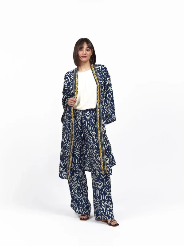 Pantaloni seta boho coulisse Berenice