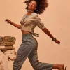 Pantaloni Uma Cotone