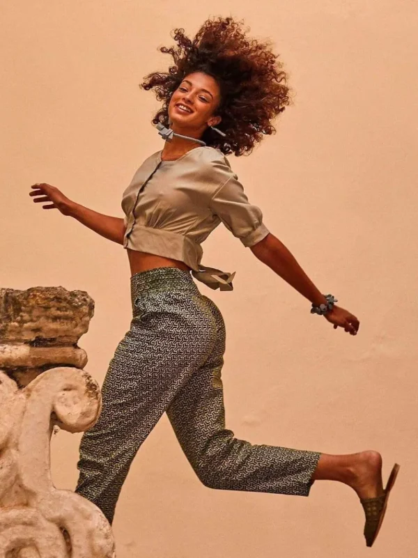 Pantaloni Uma Cotone