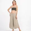 Pantaloni vita bassa rayon Elisabeth