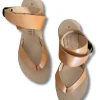 Sandalo in pelle cuoio Chrissy