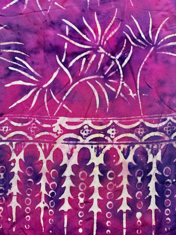 Sarong pareo e telo mare Batik con elastico abbinato gratis