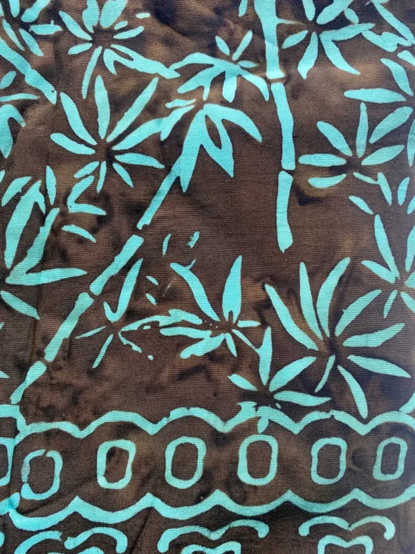 Sarong pareo e telo mare Batik con elastico abbinato gratis