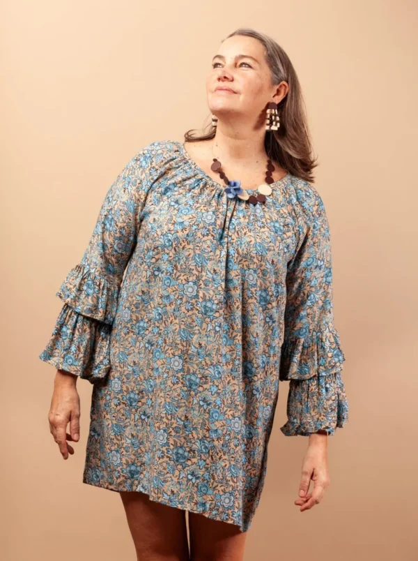 Vestito blusa Soluna rayon corto