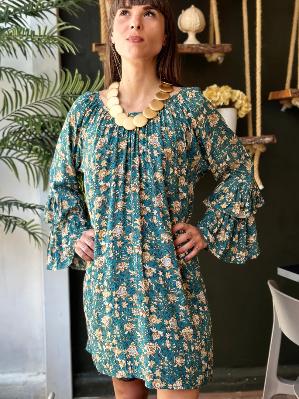 vestito_blusa_soluna_rayo_2.webp Vestito blusa Soluna rayon corto
