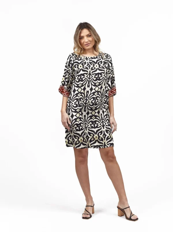 Vestito corto in seta Tracy