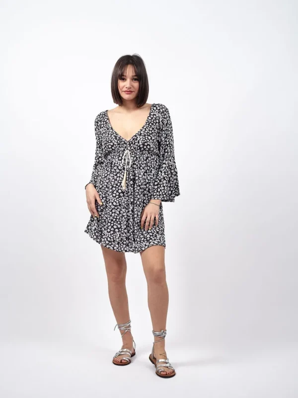 Vestito corto manica lunga Paola
