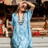 Vestito corto oversized rayon Camy