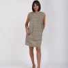 Vestito corto smanicato in cotone Karin