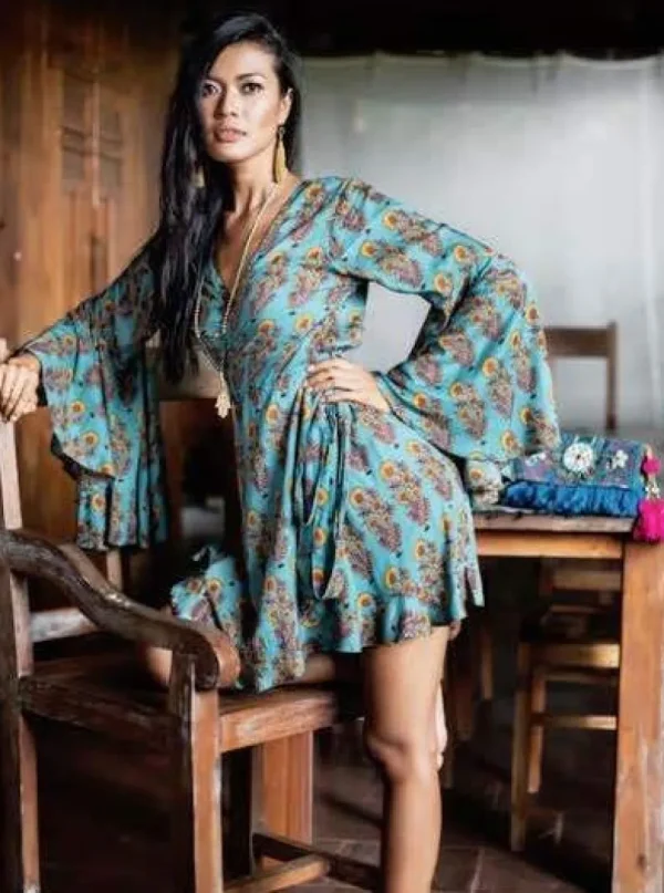 Vestito Kimono corto Margherita