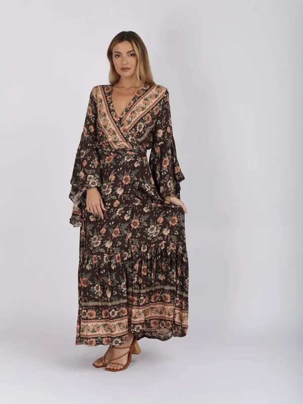 Vestito Kimono Megan Wrap