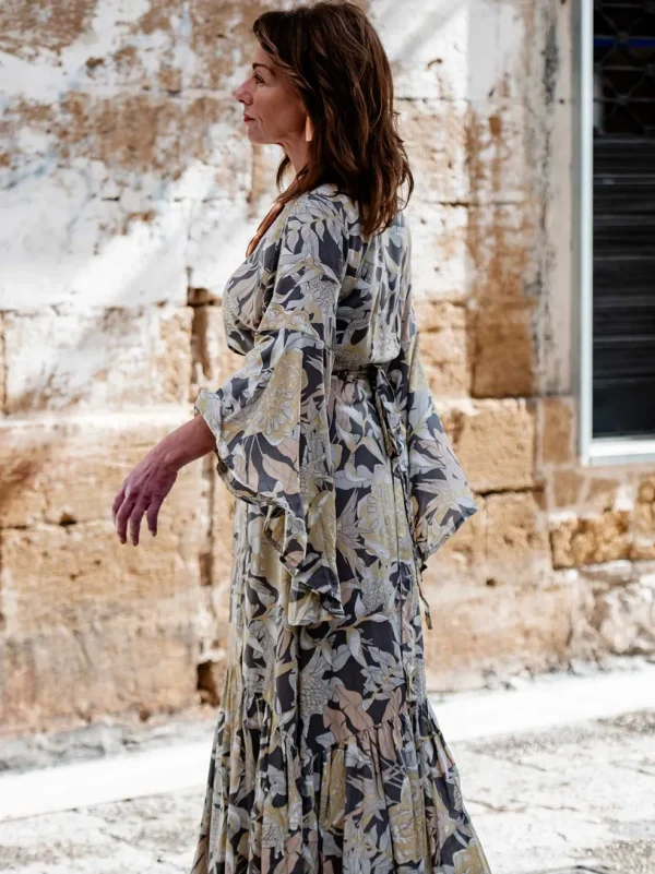 Vestito Kimono Megan Wrap