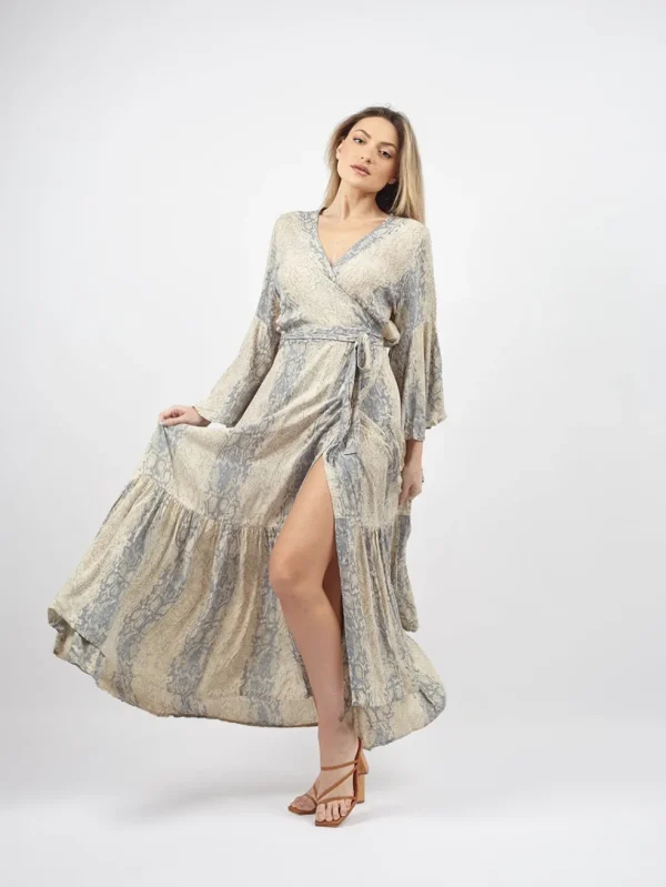 Vestito Kimono Megan Wrap